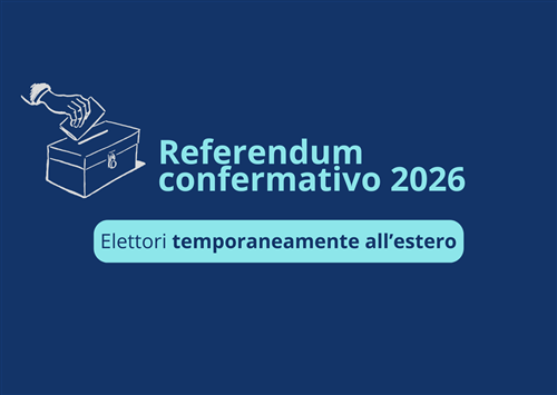 Voto per corrispondenza degli elettori temporaneamente all'estero in occasione del Referendum del 22 e 23 marzo 2026